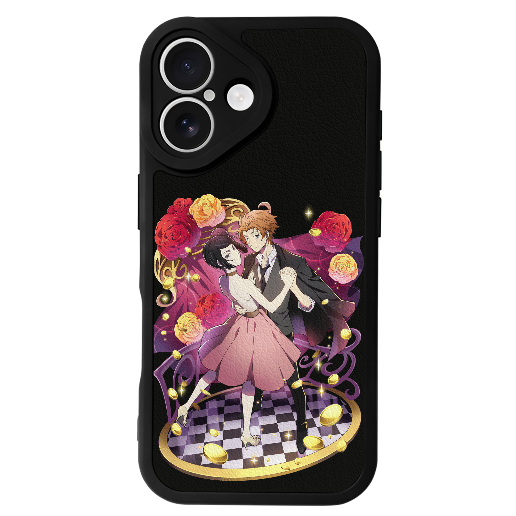 （画像用） 文豪ストレイドッグス Bungo Stray Dogs 【iPhone 16シリーズ対応】シリコンスマホケース（レザー調） 材質：シリコン